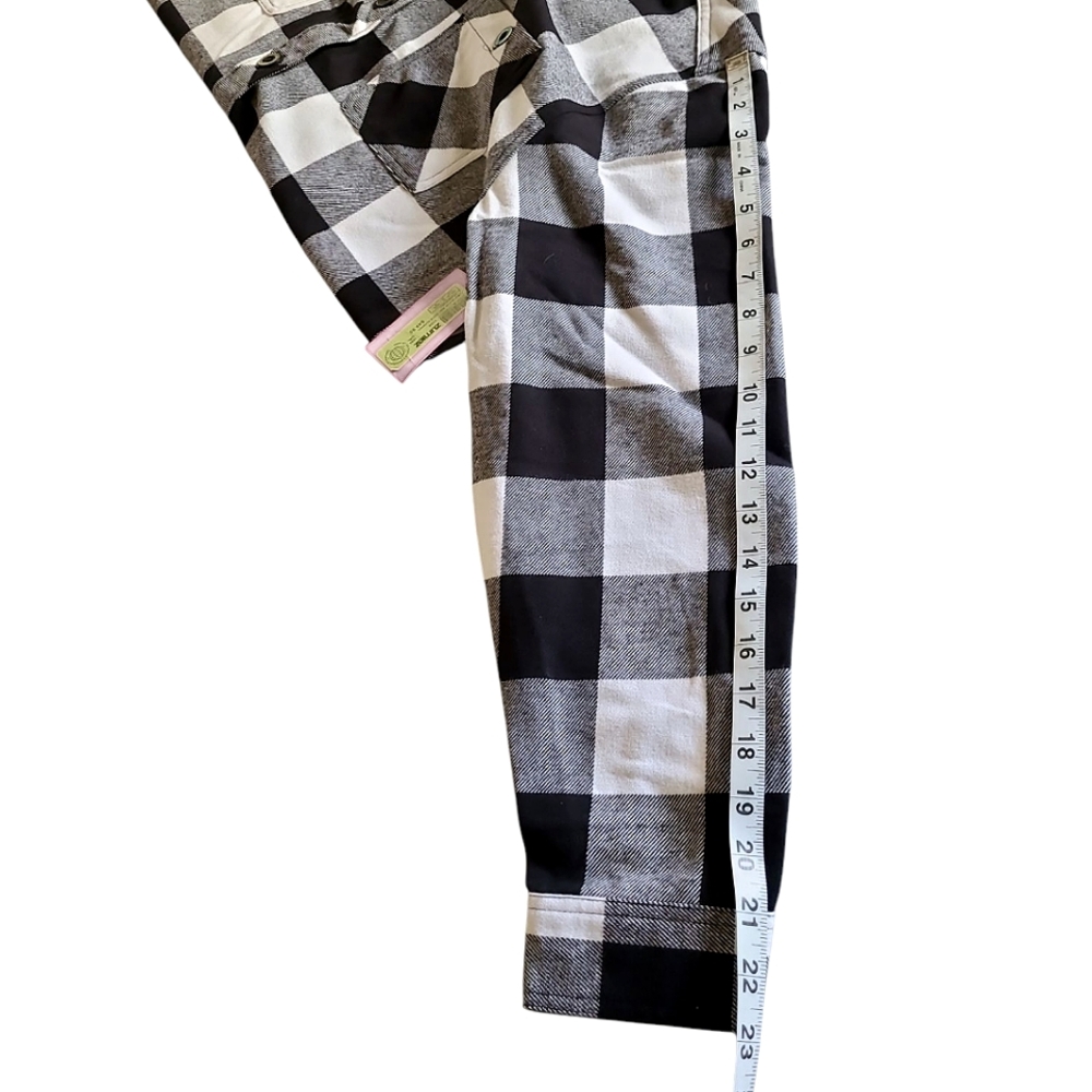 Women's Empyre Brand Heavy Weight Organic Cotton Plaid Flannel Unisex Medium - Picture 12 of 12